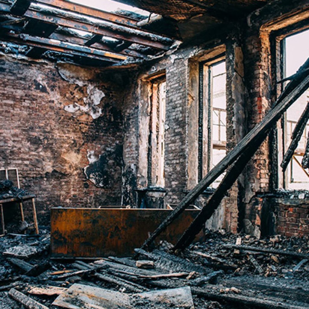 Fire damage restoration process, insurance claim filing, and restoration company for fire damage